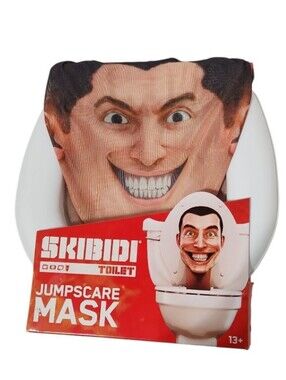 Skibidi Toilet Jumpscare Halloween Mask